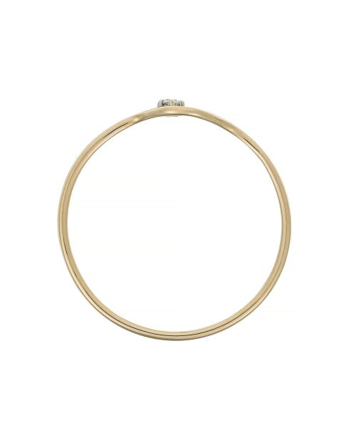 Bague Pudeur Diamant 0.01 ct or jaune