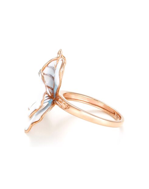 Bague Althaea Diamant 0.03 ct or rose