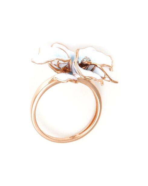 Bague Althaea Diamant 0.03 ct or rose