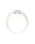 Bague Brillants Baguettes Diamant 0.15 ct or blanc