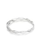 Bague Entortillement diamants 0.06 ct or blanc