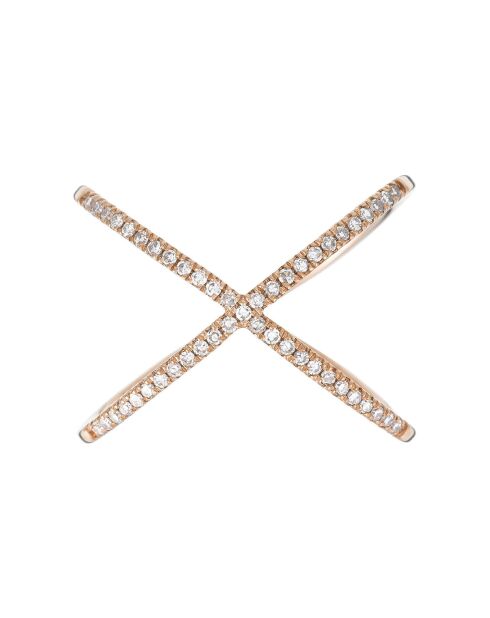Bague Magnifica Diamants 0.20 ct or rose