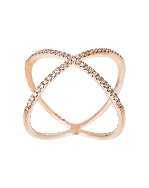 Bague Magnifica Diamants 0.20 ct or rose