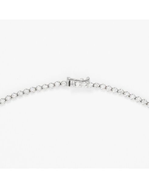 Collier Rivière Diamants 3 ct or blanc
