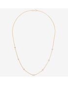 Collier Sunshine Diamants 0.22 ct or jaune
