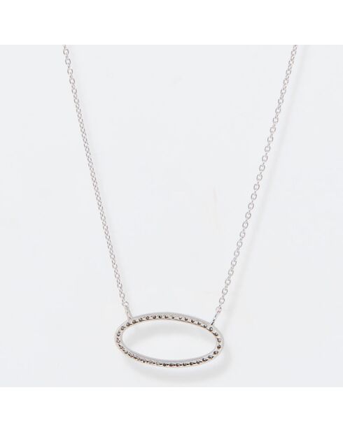 Collier Expression Diamants 0.1 ct or blanc
