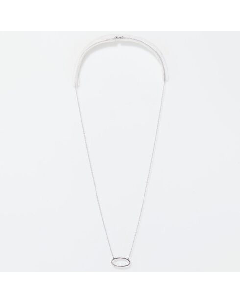 Collier Expression Diamants 0.1 ct or blanc