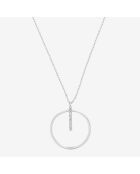 Collier Cercle Prodigieux en Or blanc & Diamants 0.03 ct