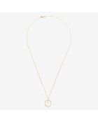 Collier Cercle prodigieux Diamants 0.03 ct or jaune