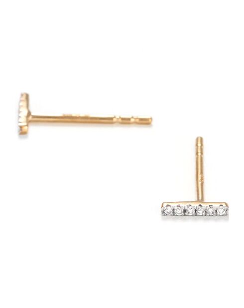 Precious Diamonds Ohrringe 0,03 ct Gelbgold