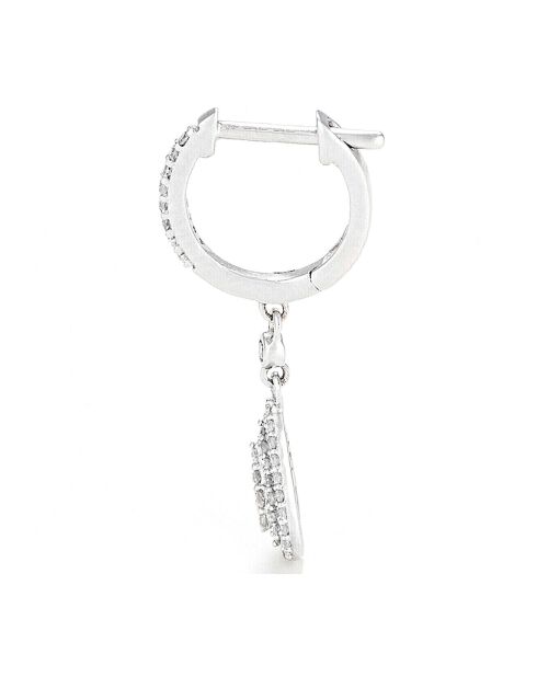 Boucles d'oreilles Princesse Stella Diamants 0.33 ct or blanc
