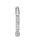 Boucles d'oreilles Perfect créoles Diamants 0.08 ct or blanc