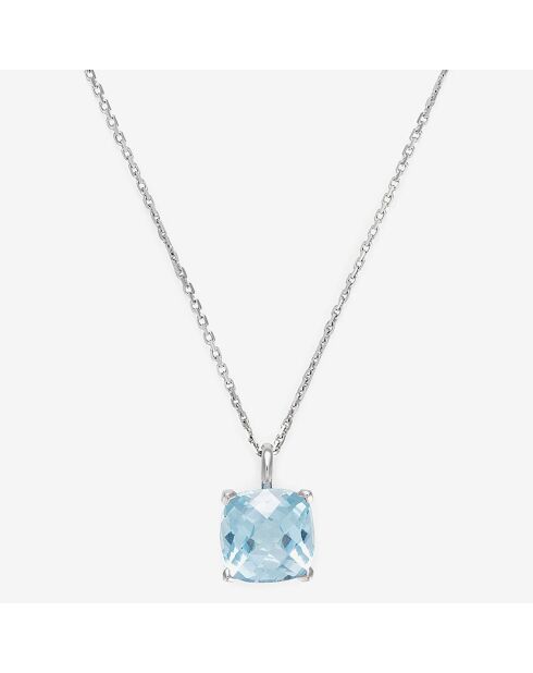 Pendentif Topaze Unique Topaze 2.70 cts or blanc