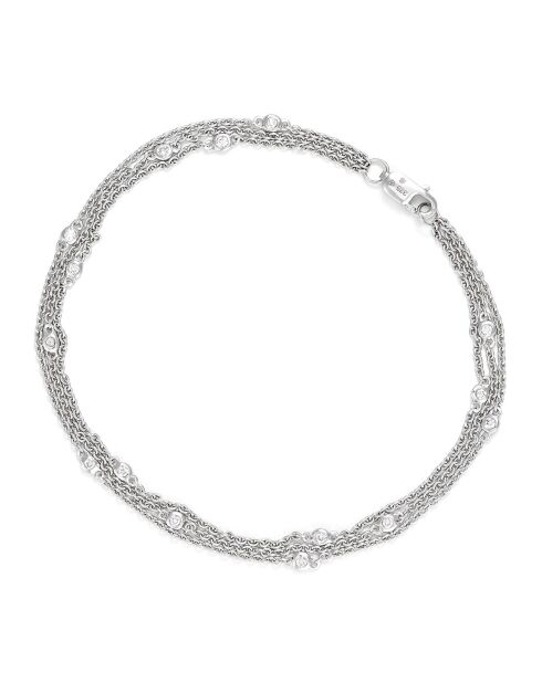 Bracelet Voie Lactée Diamants 0.15 ct or blanc