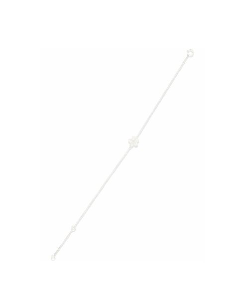 Bracciale in oro bianco 0,07 ct con diamanti