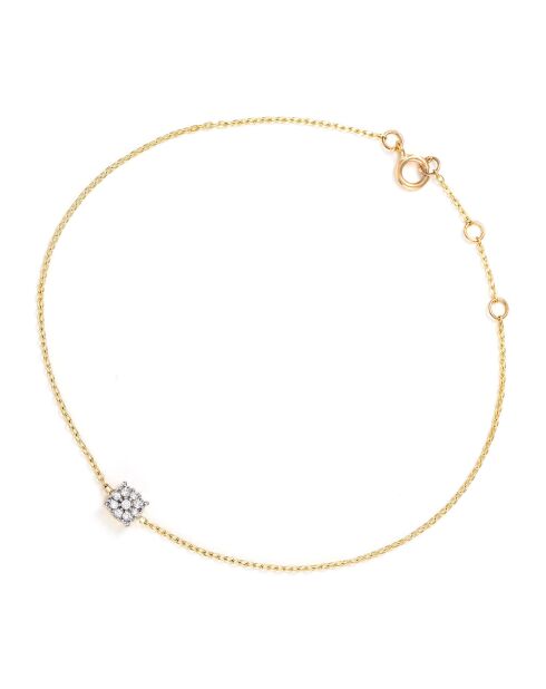 Bracelet Simply Diamonds Diamants 0,04 ct or jaune