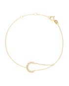 Bracelet Diamants 0.052 ct or jaune
