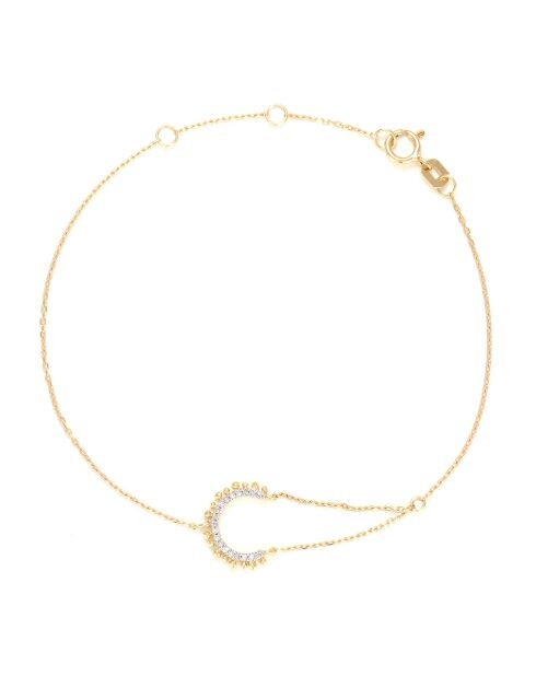 Bracelet Diamants 0.052 ct or jaune