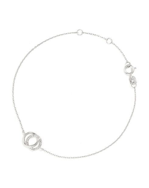 Bracelet Emy Diamants 0.02 ct or blanc
