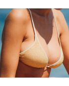 Haut de Maillot triangle Chiara doré