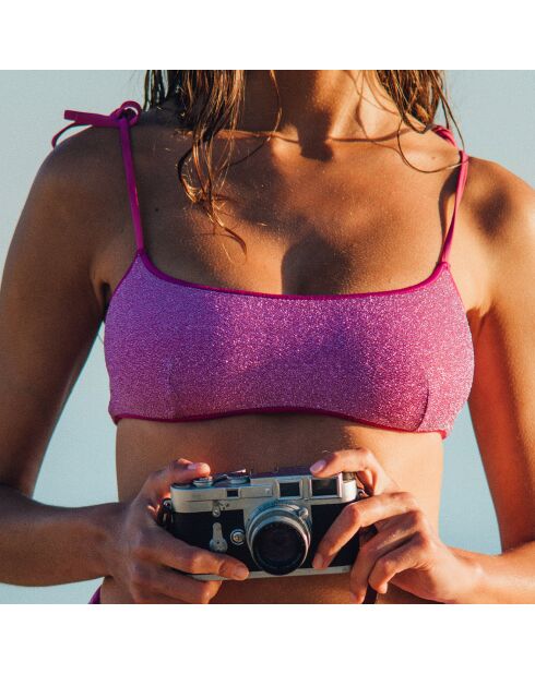 Roze bikinitop met bh Emily