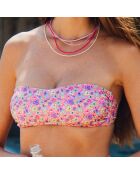 Haut de Maillot bandeau Louise rose