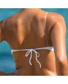 Haut de maillot de bain bandeau Brigitte blanc