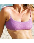 Haut de bikini brassière Emily lilas