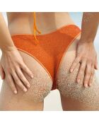 Culotte bikini brésilienne Lena orange abricot