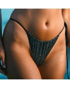 Schwarze brasilianische Bikinihose Kim