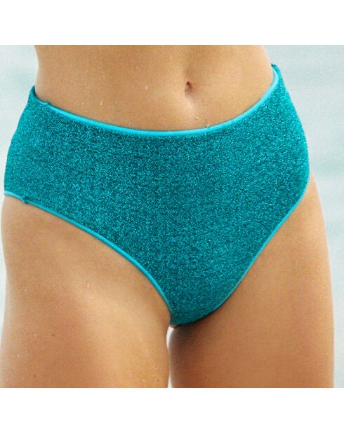 Culotte taille haute Chiara bleue