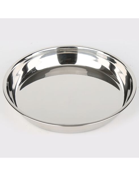 Plat à four rond acier - 38x5.5 cm