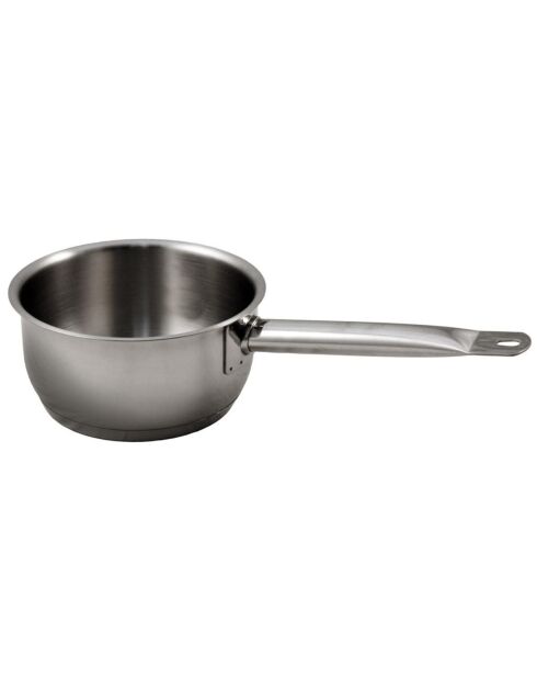 Casserole inox Ligne Professionnelle induction acier - D.16 cm