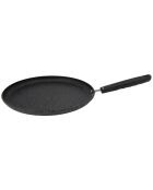 Crêpière aluminium forgé Granit Evolution induction noire - D.26 cm