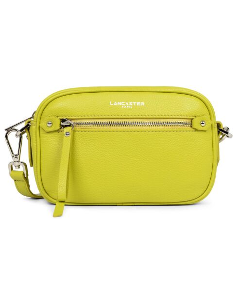 Sac trotteur en Cuir Firenze céleri - 21x14x6 cm
