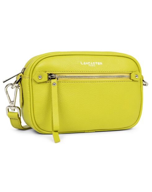 Sac trotteur en Cuir Firenze céleri - 21x14x6 cm