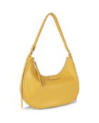 Sac hobo en Cuir L Dune ocre - 33x26x9.5 cm