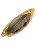 Sac hobo en Cuir L Dune ocre - 33x26x9.5 cm