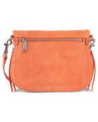 Sac besace en Cuir M Santa Fe Lisi orange - 24.5x18x7 cm