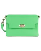 Sac trotteur en Cuir Foulonne Milano vert écolo - 22x14x8 cm