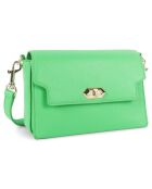 Sac trotteur en Cuir Foulonne Milano vert écolo - 22x14x8 cm