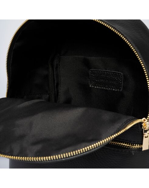 Zaino Margot in pelle nera - 24x12x30 cm