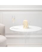 Vase Drappeggi transparent - 45x45x29 cm