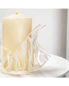 Vase Drappeggi transparent - 45x45x29 cm