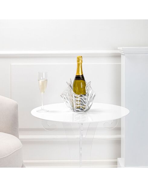 Vase Drappeggi transparent - 22x22x21 cm