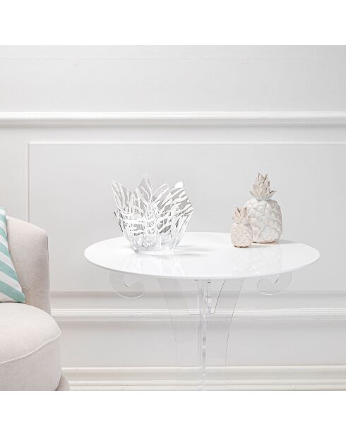 Vase Drappeggi transparent - 22x22x21 cm