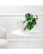Vase Drappeggi transparent - 21x17x14 cm