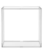 Cube mural Clio drappée transparent - 30x15x30 cm
