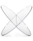 Porte-revues Vynil transparent - 45x33x31 cm
