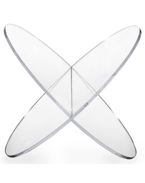 Porte-revues Vynil transparent - 45x33x31 cm